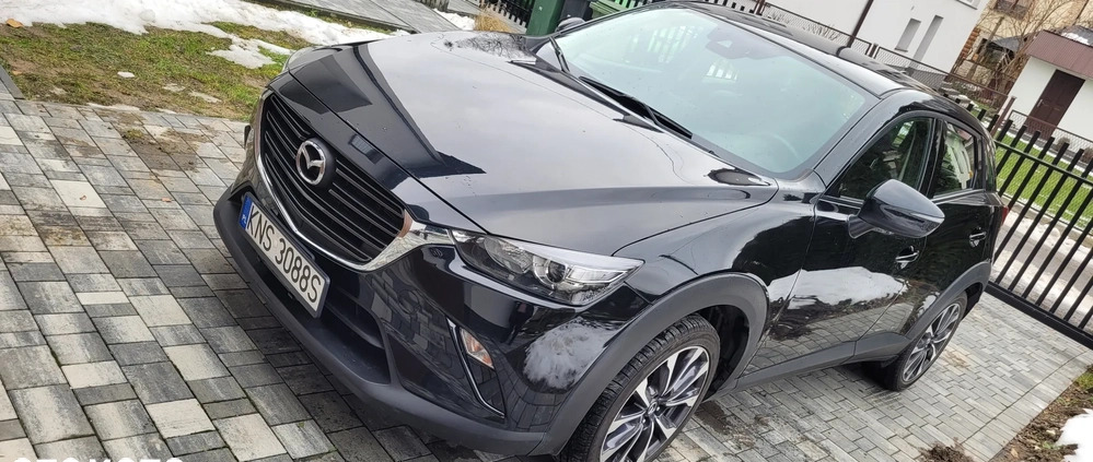 Mazda CX-3 cena 72900 przebieg: 33726, rok produkcji 2019 z Dąbrowa Górnicza małe 92